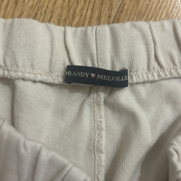 Brandy Melville White Wide Leg pants - Picture 2 of 2